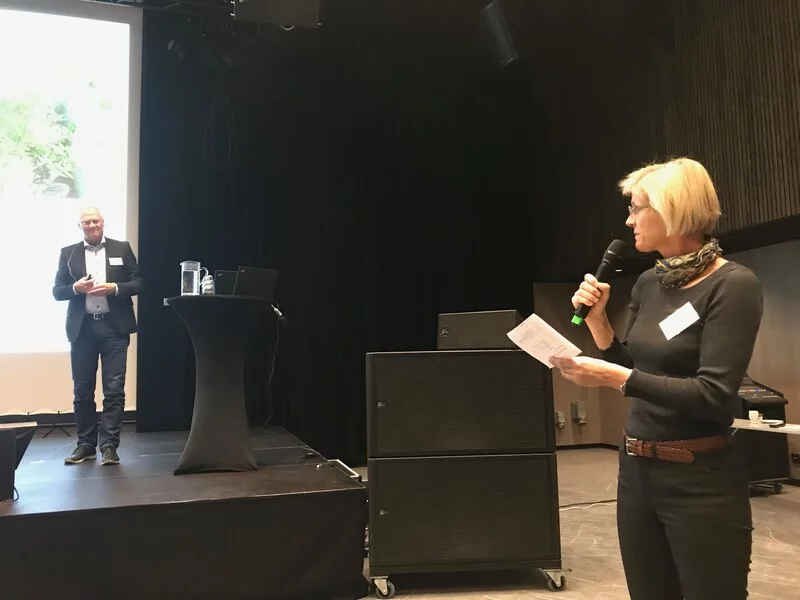 Foto på Klimatilpasningsdagene 2019 Inger Anita Merkesdal, frilansjournalist Stavanger